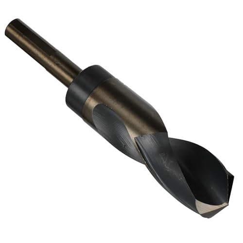 Drill America Black and Gold Hochgeschwindigkeitsstahlbohrer, reduzierter Schaft, (33/64 Zoll - 1-1/2 Zoll), Split Point 135 Grad, KFDRSD Serie, 1 in, 3-flach, 1 von Drill America