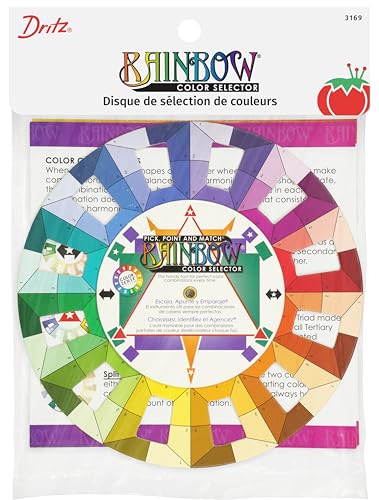 Dritz 86795 Rainbow Color Wheel Selector for Coordinating Colors, 1 Count Farbauswahl, multi, 1 PACK von Dritz