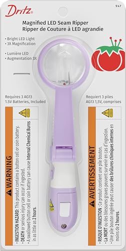 Dritz 947 Magnified LED Nahttrenner, Violett von Dritz