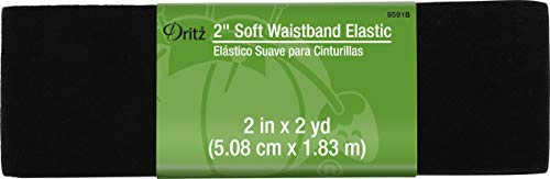 Dritz Elastischer Softbund, 5,1 cm, Schwarz von Dritz