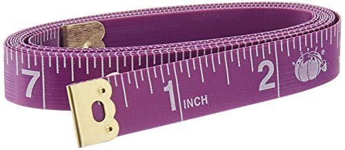 Dritz Sew 101 Tape Measure, 1/2" x 60", 1 Count Maßband, violett, 1.6 m von Dritz