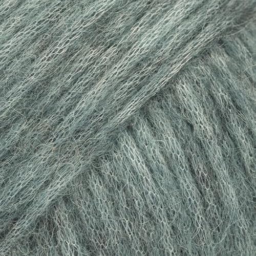 Baby-Alpaka- und Merinowolle, 4 Medium, Kammgarn, Aran, Drops Air, 50 g, 164 Meter (45 Nordsee) von Drops