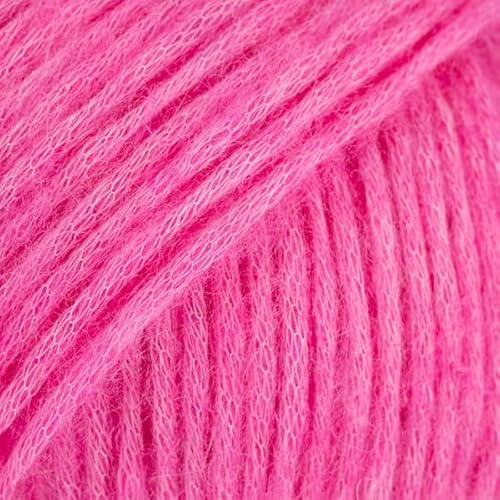 Baby-Alpaka- und Merinowolle, 4 Medium, Kammgarn, Aran, Drops Air, 50 g, 164 m (39 Magenta) von Drops