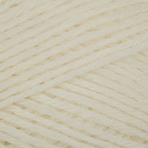 Drops Big Fabel Uni Colour - Off White (100) - Wolle - Garn - Handarbeit/Yarn von Drops