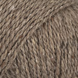 Drops Soft Tweed, 50% Wolle, 25% Alpaka, 25% Viskose, Garn zum Stricken und Häkeln, 3 oder leicht, Kammgarn, DK Gewicht (05 Grizzly Bear) von Drops