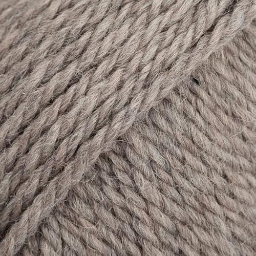 Kammgarn aus 100 % Wolle, Alaska, 4 – Medium, Aran, 450 g Knäuel – 77 Yards 49 Hellbraun von Drops