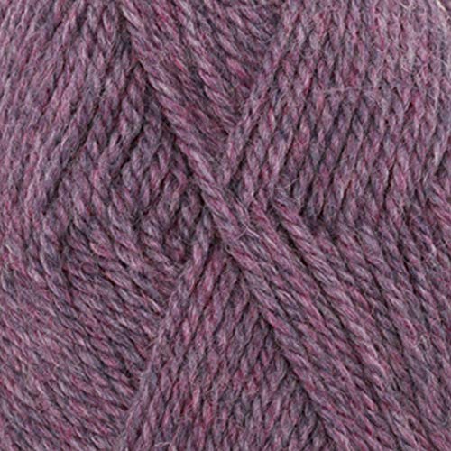 DROPS Superfeines Alpaka- und peruanisches Highland-Wollgarn in Tropfenform aus Nepal, 4 oder Medium, Aran, Kammgarn, Gewicht 68 g Knäuel – 82 Meter 4434 Mix Violett von Drops