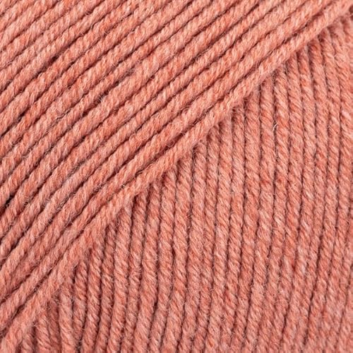 Superwash Merinowolle Garn Drops Baby Merino, Sportgewicht, 5-lagig, 51 g, 180 m, Menge pro 1 Stück (48 Blush) von Drops