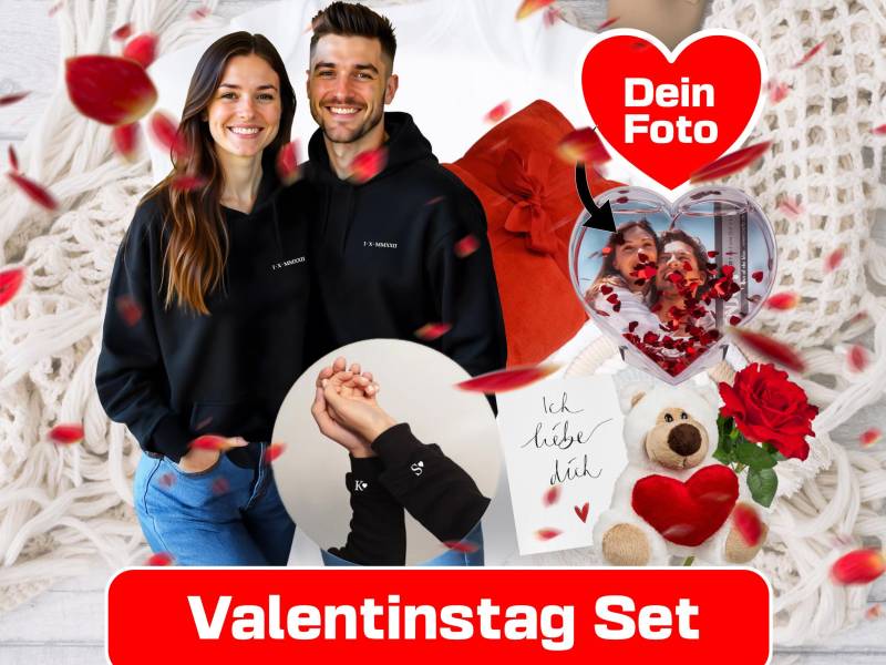 Valentinstag Geschenk Box Set Für Sie | Personalisiert Mit Eurem Foto Liebesgeschenk Ich Liebe Dich von DruckXPress