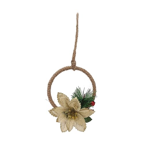 Dsacxixai Schmuck für den Weihnachtsbaum, Tannenzapfen als Weihnachtsdeko, zum Aufhängen, Geschenkidee, Verzierungen für den Christbaumschmuck (6119) von Dsacxixai