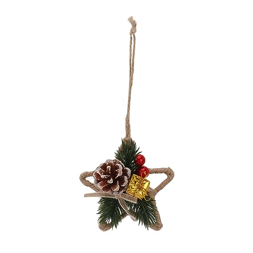 Dsacxixai Schmuck für den Weihnachtsbaum, Tannenzapfen als Weihnachtsdeko, zum Aufhängen, Geschenkidee, Verzierungen für den Christbaumschmuck (6124) von Dsacxixai