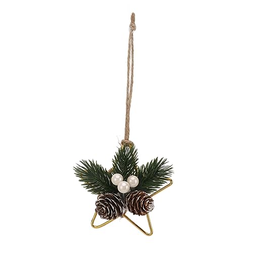 Dsacxixai Schmuck für den Weihnachtsbaum, Tannenzapfen als Weihnachtsdeko, zum Aufhängen, Geschenkidee, Verzierungen für den Christbaumschmuck (6126) von Dsacxixai