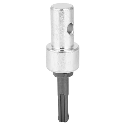 Earth Auger Adapter,Electric Drill to Ground Drill Conversion Head for Electric Drill to Earth Auger Connector Tool Round Shank 2 Pit 2 Slot von Dsacxixai