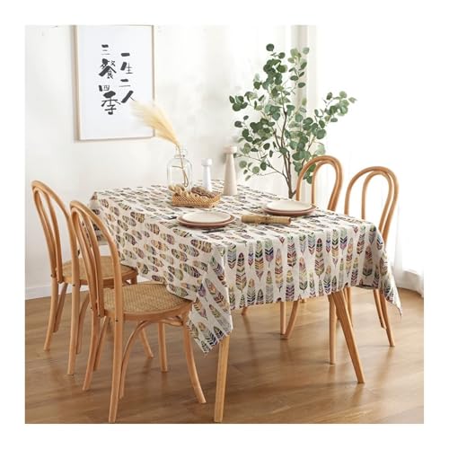 Tischdecke Ostern 100 X 140, Party Tischdecke Klein Bunt Polyester Boho-Stil Table Cloth für Geburtstag Hochzeit von Dsnyu