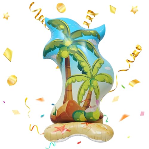 Aufblasbare Palme, aufblasbare Palme,Aufblasbare Strandparty-Ballons-Dekoration - Niedliche hawaiianische Foto-Requisiten für Kinder, Erwachsene, hawaiianische Luau-Party von Dtaigou