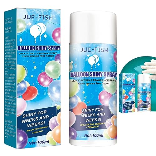 Glitzerspray für Luftballons - Glitter Powder Makeup Spray | Glanzspray für Luftballons für EIN Elegantes Hochglanzfinish in wenigen Minuten | Geburtstage, Hochzeiten, besondere Anlässe – langlebig von Dubbulon