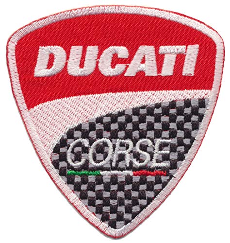 Patch Ducati Corse Aufnäher Motorrad Monster Diavel Italy TURBOVERSAND von AWEHIRU