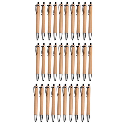 Duendhd Kugelschreiber Sets Quantities Bambus Schreiben Instrument (30 Set) von Duendhd