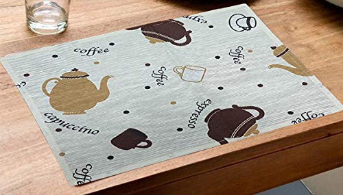 Duffi Home Tischdecke, fleckenabweisend, 30 x 45 cm, Braun von Duffi Home