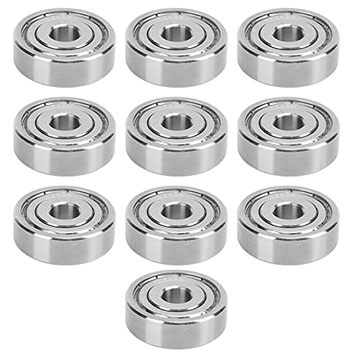 DUIMIMI 10 Stück Miniaturkugellager S6300ZZ Edelstahl-Hochgeschwindigkeitslager 35 x 10 x 11 mm für Industriemaschinen, Brecher, Vibrationssiebe, Papierherstellungsgeräte von Duimimi