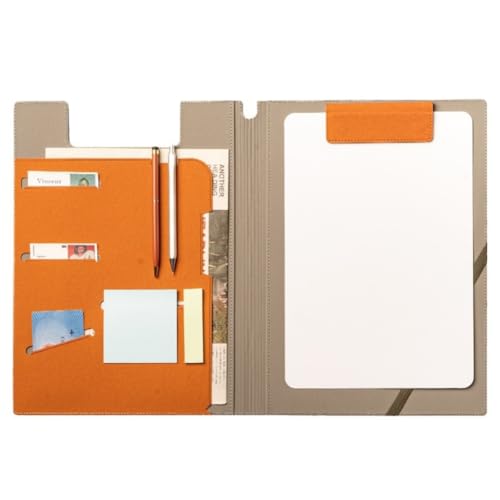 Schreibmappe A4 Klemmbrett, Wiederverwendbares Whiteboard - Personal Organizer A4 Geschäfts Organizer Buch Mit Wischwerkzeug, Konferenzmappe A4 (Grün) von Dujuanus