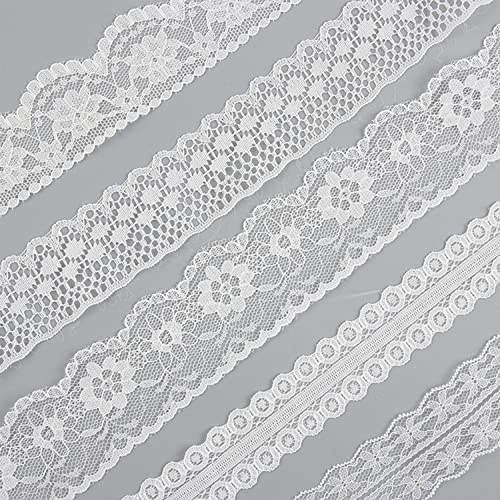 Lace Ribbon Lace 1m/Rolle DIY Crafts Hochzeit Dekoration Lace Bow Geschenk Dekoration Dekorative Materialien Geschenk Verpackung Handmade Materialien Dekorative von Dulcicasa