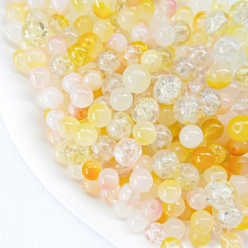 Perlen Perlen Gemischte Perlen 100g Glasperlen Schmuckzubehör Farbverlauf Perlen Lucite Perlen Runde Perlen Mehrfarbige Schmuckperlen Teile Perlen DIY Handmade Crafts Handmade von Dulcicasa