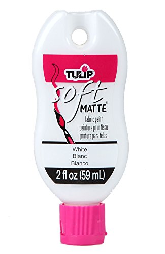 Tulip Duncan Soft Stofffarbe, 56,7 ml, Mattweiß, Einheitsgröße von Tulip