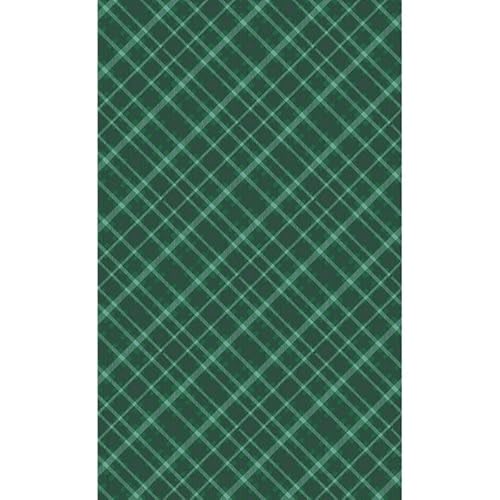 5x DUNI Dunicel® Tischdecke 138 x 220 cm Tartan Green von Duni