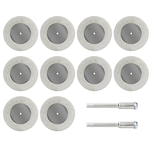 Dunxiles Diamant-Sägeblatt, 35 mm, mit 3 mm Dorn, für rotierende Werkzeug-Zubehör-Schneidblätter von Dunxiles