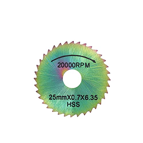 Dunxiles HSS-Kreissägeblatt 22/25/32/35/44/50 mm für Metall-Aluminium-Schneidwerkzeug Ultra Surface HSS Mini-Sägeblatt-_50mm von Dunxiles