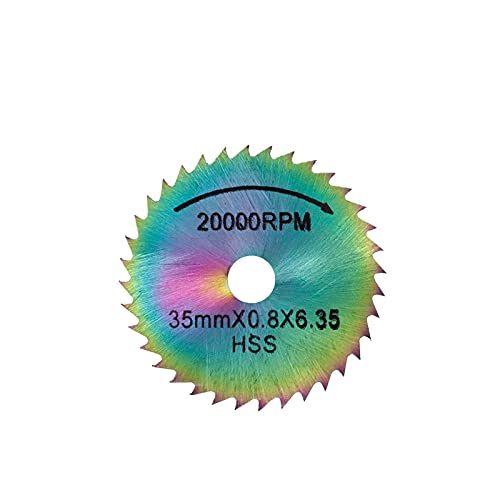 Dunxiles HSS-Kreissägeblatt 22/25/32/35/44/50 mm für Metall-Aluminium-Schneidwerkzeug Ultra Surface HSS Mini-Sägeblatt-_50mm von Dunxiles