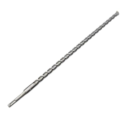 Dunxiles Stück Hammerbohrer, Länge 1000 mm, 10–32 mm Bohrhammer, Schlagbohrer, Wolfram-Betonbohrer für Ziegel, Stein, Beton (SDS Plus), Praktisch von Dunxiles