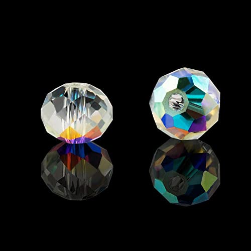 150 Stück Facettierte Perlen Glasperlen Glitzerperlen Rhombe Rund Bunt Deko Polished Perlen DIY Glas Kristall Perlen zum Auffädeln Schmuck Handwerk Armband Halskette Zubehör 4mm, Flache Perlen 150 Stück Facettierte Perlen Glasperlen Glitzerperlen Rhombe Rund Bunt Deko Polished Perlen DIY Glas Kristall Perlen zum Auffädeln Schmuck Handwerk Armband Halskette Zubehör 4mm, Flache Perlen von Duories