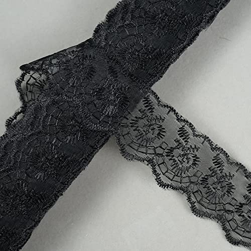 20 Yard Bestickte Spitzenbordüre Spitzenbesatz Stoff Spitzenband,Geschenkband Spitze Band Meterware,Spitzenborte Zum DIY Basteln Nähen Weihnachten Hochzeit Party Deko Blumen Geschenkverpackung,Schwarz 20 Yard Bestickte Spitzenbordüre Spitzenbesatz Stoff Spitzenband,Geschenkband Spitze Band Meterware,Spitzenborte Zum DIY Basteln Nähen Weihnachten Hochzeit Party Deko Blumen Geschenkverpackung,Schwarz von Duories