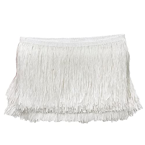 30cm x 1m Fransenborte Fransenbordüre Fransenband Dekoband Tanzfransen Schnittfranse Seide Quaste Fransen-Borten Bänder zum Nähen,DIY Basteln,Kleidung Dessous Kostüme Vorhänge Dekoration,Creme 30cm x 1m Fransenborte Fransenbordüre Fransenband Dekoband Tanzfransen Schnittfranse Seide Quaste Fransen-Borten Bänder zum Nähen,DIY Basteln,Kleidung Dessous Kostüme Vorhänge Dekoration,Creme von Duories