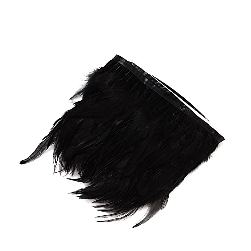 3m Federborte,Feder Fransen mit Satinband,10-15cm Breit Federn Fransen Quaste Fransenborte Fransenband Dekoborte Dekoband Kostüm-Accessoire Nähzubehör für DIY Basteln Kostüme Apparel Kleidung,Schwarz 3m Federborte,Feder Fransen mit Satinband,10-15cm Breit Federn Fransen Quaste Fransenborte Fransenband Dekoborte Dekoband Kostüm-Accessoire Nähzubehör für DIY Basteln Kostüme Apparel Kleidung,Schwarz von Duories