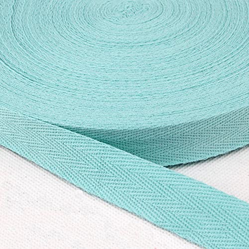 Baumwolle Schrägband,50 Yards x 20mm Einfassband Köperband Nahtband Baumwollband Textilband Fischgrätenband Köperband Wimpelband Twillband Webbing Band für Schneidern DIY-Nähen Basteln,Hellblau C Baumwolle Schrägband,50 Yards x 20mm Einfassband Köperband Nahtband Baumwollband Textilband Fischgrätenband Köperband Wimpelband Twillband Webbing Band für Schneidern DIY-Nähen Basteln,Hellblau C von Duories