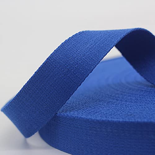 Duories 10 Yards Nähtechnik Köperband Baumwoll Schrägband Textilband Baumwoll Gurtband Nahtband für Taschen,Umhängetaschen,Handtaschen,Basteln Nähen DIY Handwerk,15 Farben und 5 breites(Blau,38mm) von Duories