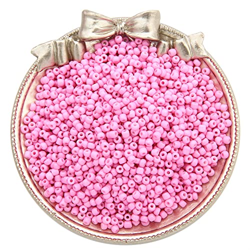 Duories 2000 Stück 2mm Glasperlen Rund,Mini Glasperlen,Glass Seed Beads,Handarbeitsglas Rocailles,Verstreute Perlen,für Handgemachte DIY Herstellung Armband Halskette Perlen Schmuck Accessoires,Rosa Duories 2000 Stück 2mm Glasperlen Rund,Mini Glasperlen,Glass Seed Beads,Handarbeitsglas Rocailles,Verstreute Perlen,für Handgemachte DIY Herstellung Armband Halskette Perlen Schmuck Accessoires,Rosa von Duories