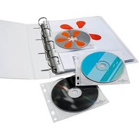 DURABLE 1er CD-/DVD-Hüllen Cover FILE abheftbar transparent, 10 St. von Durable