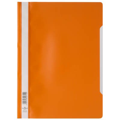 10 x Durable Schnellhefter / Sichthefter DIN A4 - orange von Durable