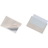 DURABLE Visitenkartentasche selbstklebend transparent, für 1 Visitenkarte, 100 St. von Durable