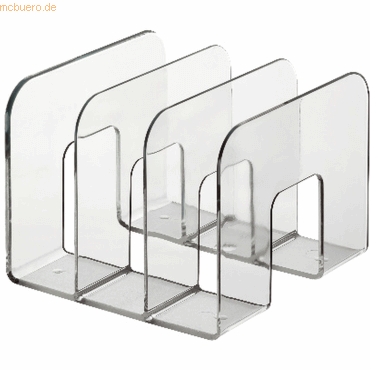 2 x Durable Katalogsammler Trend 3 Fächer transparent von Durable