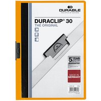 25 DURABLE Klemmhefter DURACLIP  orange von Durable