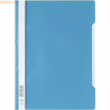 25 x Durable Schnellhefter A4 PP blau von Durable