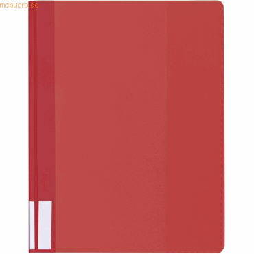 25 x Durable Sichthefter Duralux A4+ Hartfolie rot von Durable