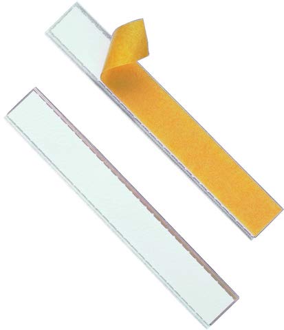 DURABLE Beschriftungsfenster Schildfix®, selbstklebend, 200 x 20 mm, transparent (10 Stück), Sie erhalten 1 Packung á 10 Stück von Durable