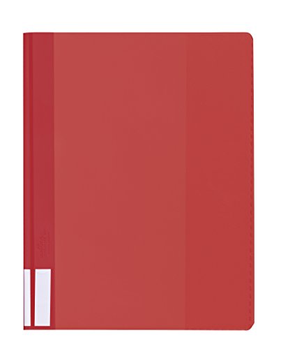 DURABLE Hunke & Jochheim DURALUX® Schnellhefter DIN A4 aus Hartfolie, Rot von Durable