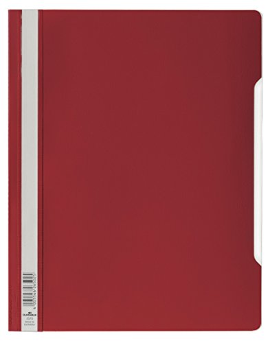 DURABLE Hunke & Jochheim Sichthefter, Hartfolie, rot von Durable